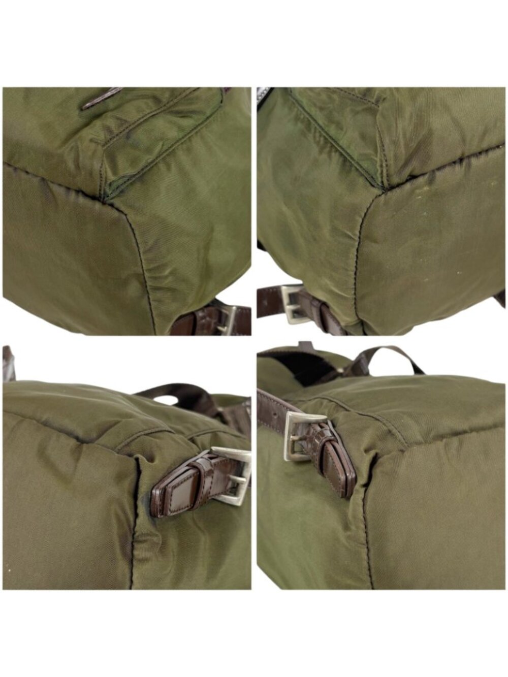 Prada Triangle Logo Drawstring Backpack Tessuto - Picture 6 of 12